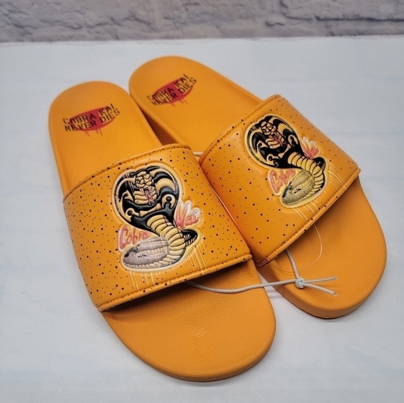 Champion Other - CHAMPION Brand X Cobra Kai Slides Mens Size 12 Miyagi Do Karate Kid
